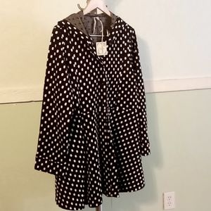 Hooded Polka dot Jacket
